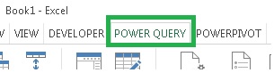 Power Query installation