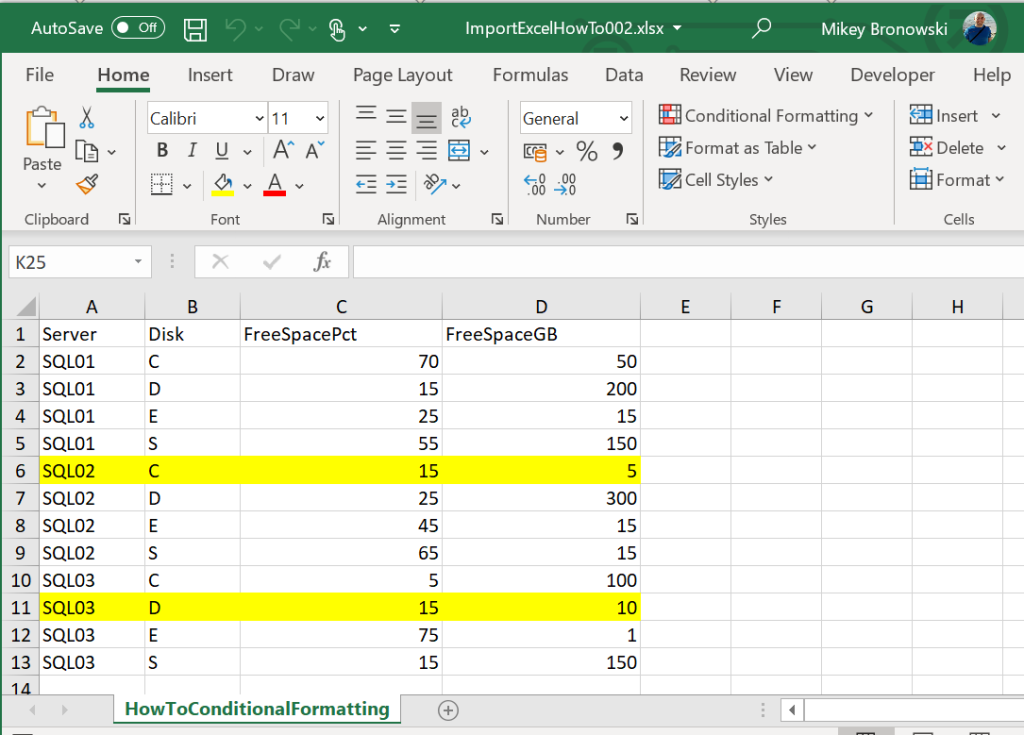 ImportExcel - Format entire row based on the multiple cells values